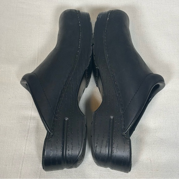 Dansko Sonja Classic Open Back Clog-Oiled Black Leather-Women EU 38 / US 7.5 - Picture 7 of 13